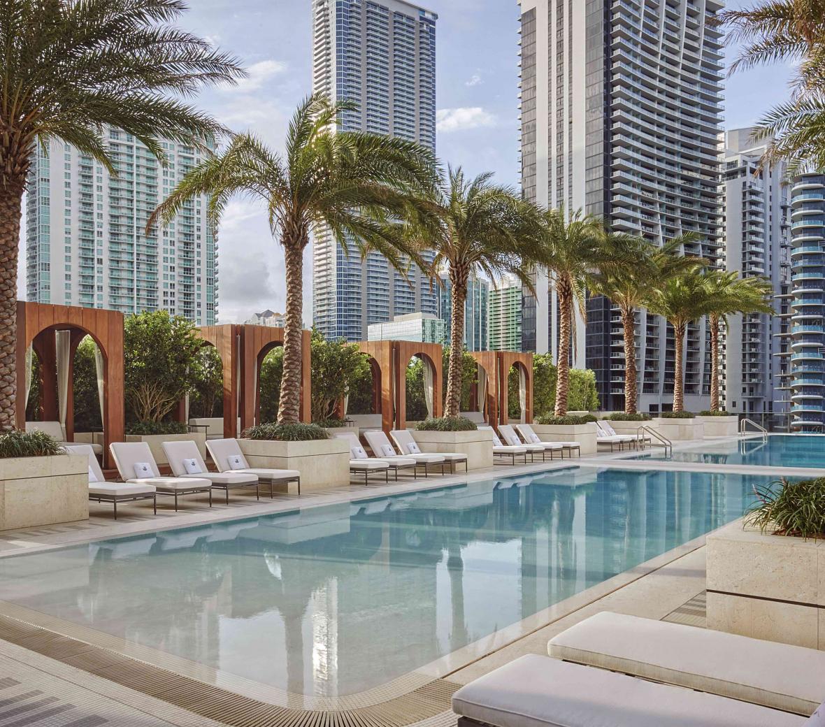 Sls Lux Brickell Hotel Miami Eksteriør billede